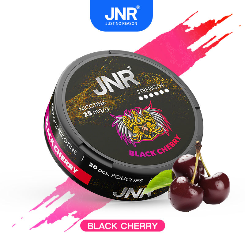 JNR Nicotine Pouches Black cherry